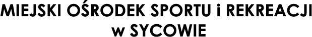 Miejski Ośrodek Sportu i Rekreacji
